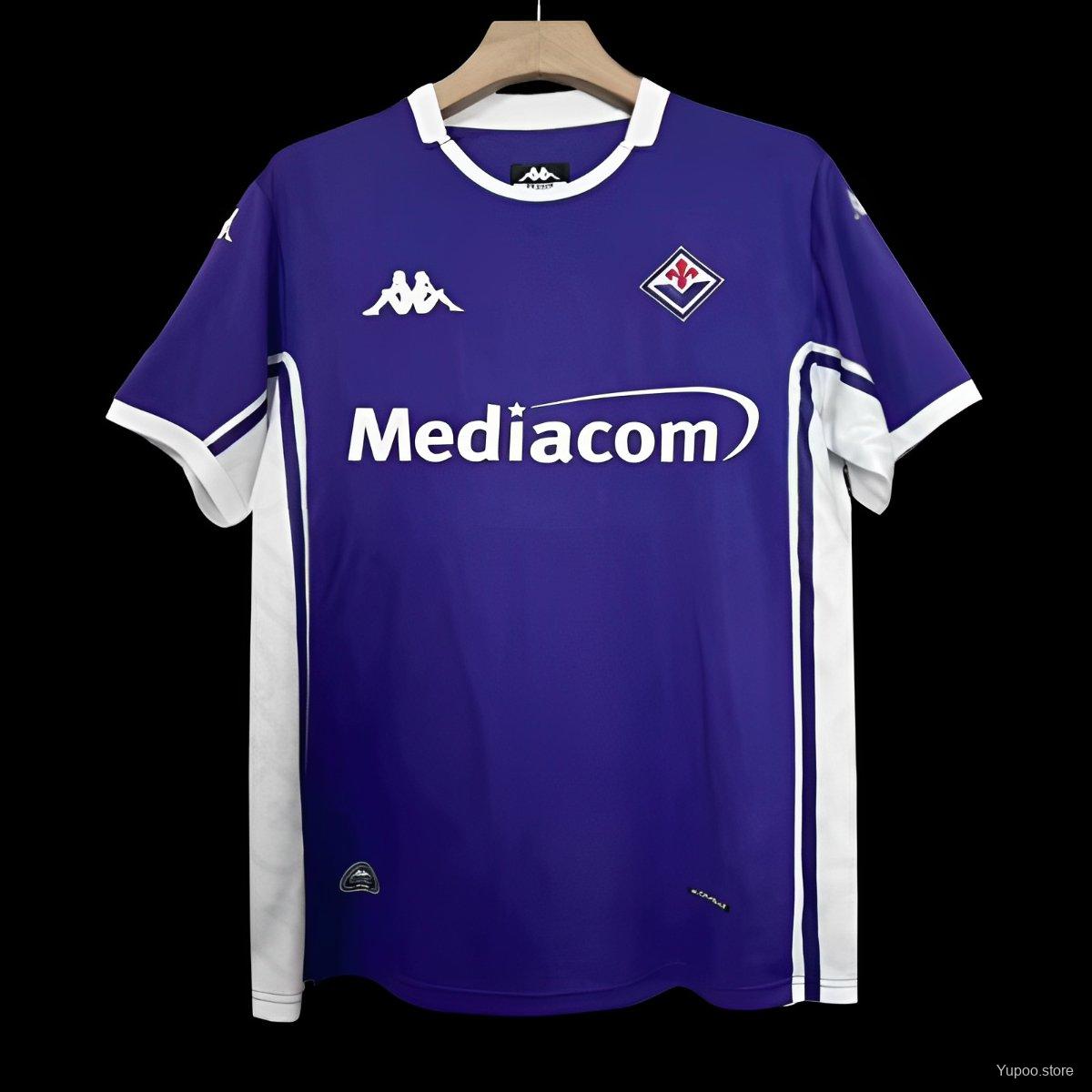 Camiseta de fútbol Fiorentina 2025/26 LOCAL MANGA CORTA VERSION FAN